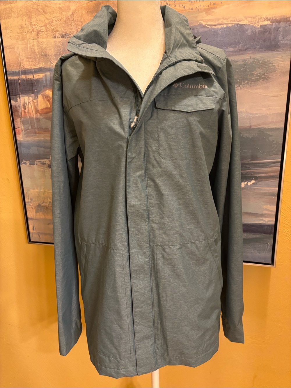 Columbia Hooded Jacket - Olive Green
